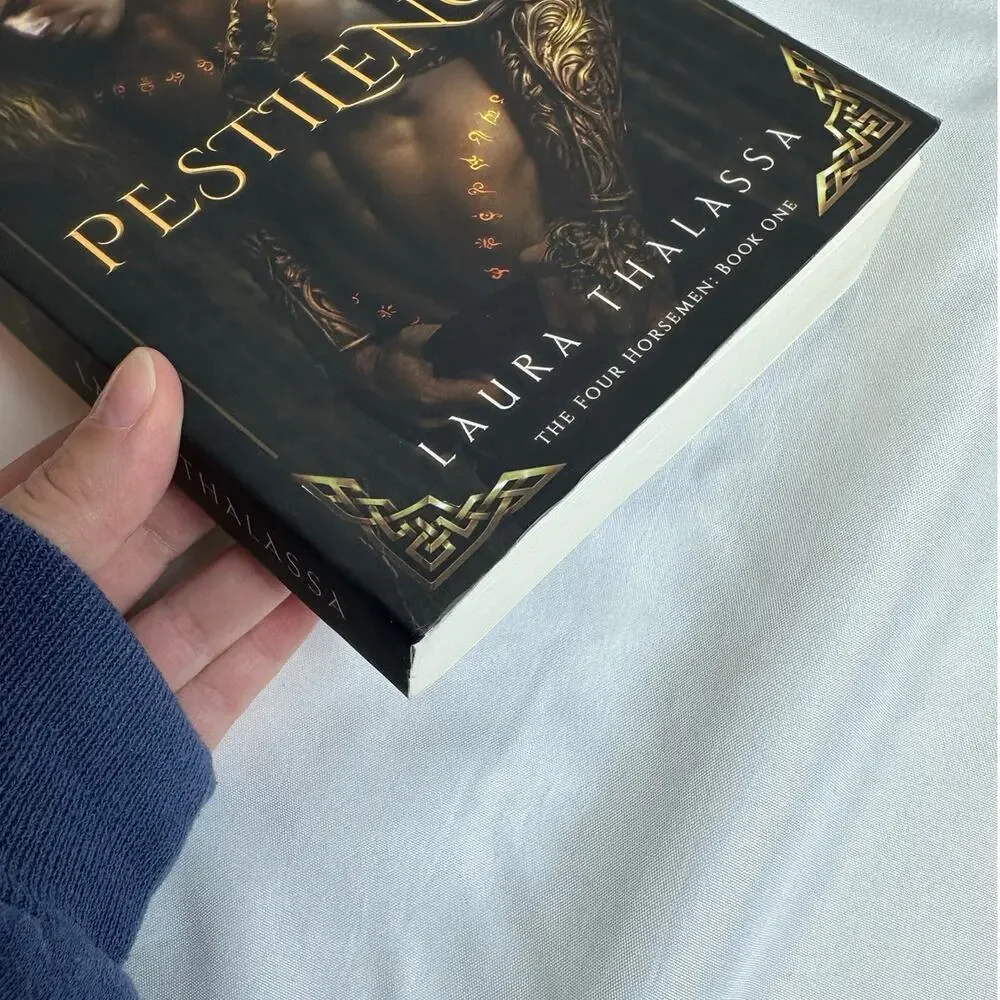 Pestilence Laura Thalassa OOP Original Indie Model Cover Paperback Four Horsemen